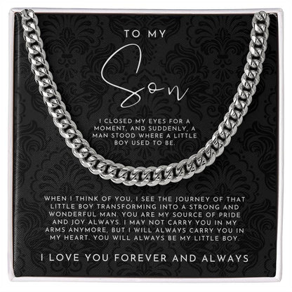Son Necklace Stainless Steel
