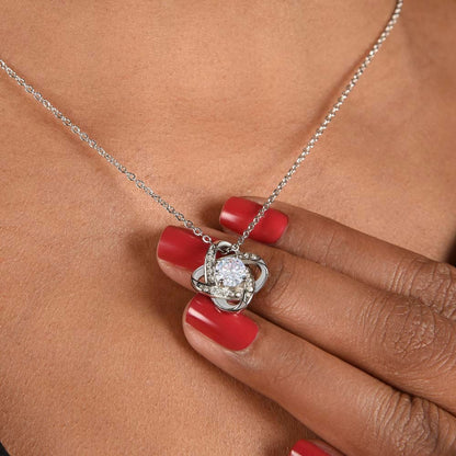 Elegant Love Knot Necklace for Moms - Unique Gift Idea