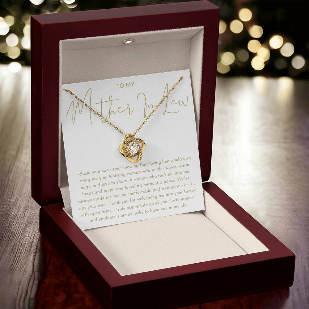 Love Knot Necklace Gift