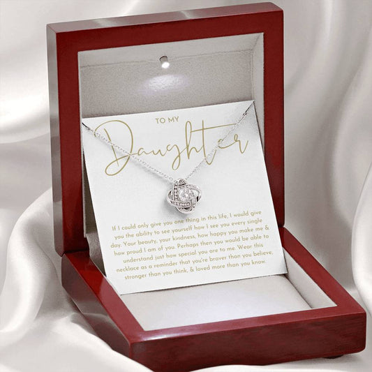 To My Daughter Necklace