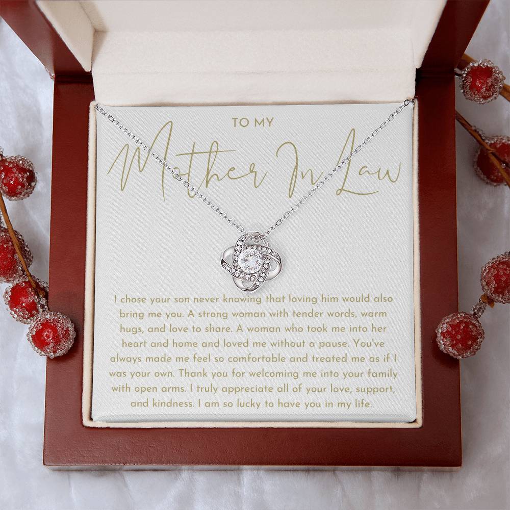 Love Knot Necklace Gift